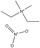 Dimethyldiethylammonium nitrate Struktur