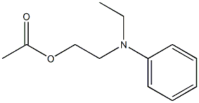 N-Ethyl-N-acetoxyethylaniline Struktur