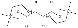 Dihydrocholine tartrate Struktur