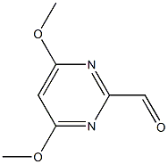 4,6-DIMETHOXYPYRIMIDINE-2YL-CARBALDEHYDE Struktur