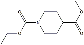 Methyl 1-ethoxycarbonylpiperidine-4-carboxylate Struktur