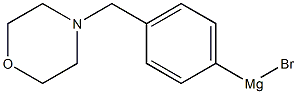 (4-(4-morpholinylmethyl)phenyl)magnesium bromide solution Struktur