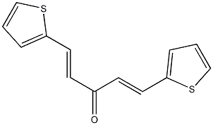 1,5-BIS-(2-THIENYL)-1,4-PENTADIEN-3-ONE,98% Struktur