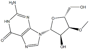 3'-O-Methyl-D-guanosine Struktur