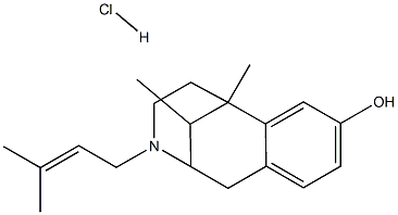 PENTAZOCINEHYDROCHLORIDE,1.0MG/ML(FREEBASE)INMETHANOL Struktur