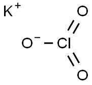 POTASSIUMCHLORATE,CRYSTAL,REAGENT,ACS Struktur