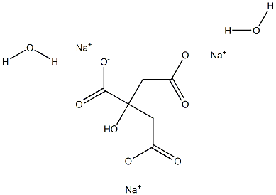 SODIUMCITRATE,DIHYDRATE,GRANULAR,FCC Struktur