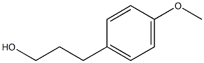 P-METHOXYPHENYL-1-PROPANOL Struktur