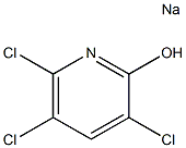 3,5,6-trichloropyridine-2-ol sodium Struktur