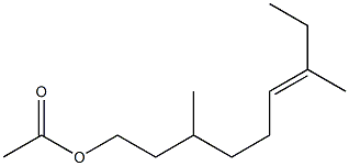 3,7-Dimethyl-6-nonen-1-ol acetate Struktur