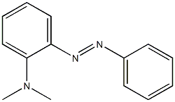 N,N-Dimethylaminoazobenzene. Struktur