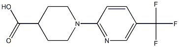 1-[5-(Trifluoromethyl)pyridin-2-yl]piperidine-4-carboxylic acid 97% Struktur