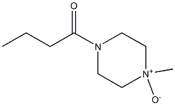 4-BUTYRYL-1- METHYLPIPERAZINE 1-OXIDE Struktur