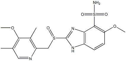 Omeprazole sulfonyl amide Struktur