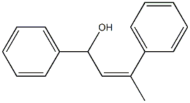 1,3-diphenyl-2-buten-1-ol Struktur