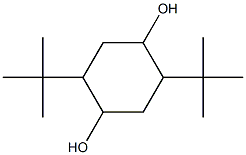 2,5-di-tert-butyl-1,4-cyclohexanediol Struktur