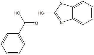 2-benzothiazolethiol benzoate Struktur