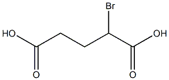 2-bromopentanedioic acid Struktur