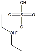 diethyloxonium hydrogen sulfate Struktur