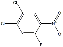 2-Fluoro-4,5-Dichloronitrobenzene Struktur