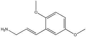 2,5-dimethoxycinnamylamine Struktur