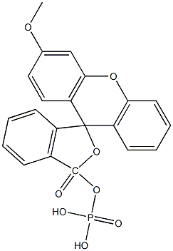 3-O-methylfluorescein phosphate Struktur