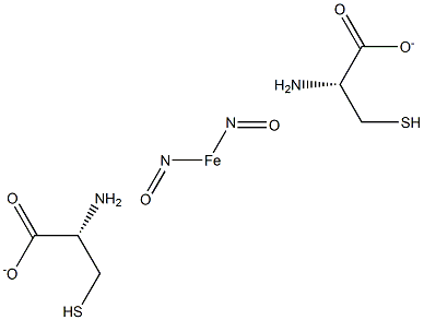 dinitrosyl-iron(II)-cysteine Struktur