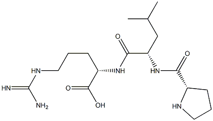 prolyl-leucyl-arginine Struktur