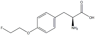 O-(2-fluoroethyl)tyrosine Struktur