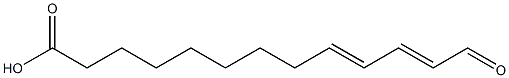 13-oxotrideca-9,11-dienoic acid Struktur