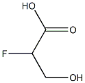 2-fluoro-3-hydroxypropionic acid Struktur