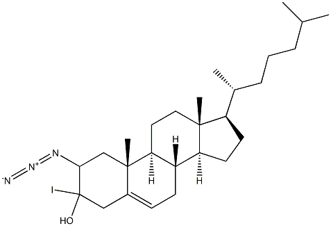 azidoiodo-cholesterol Struktur