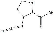 3-azidoproline Struktur