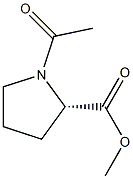 methyl N-acetylproline Struktur