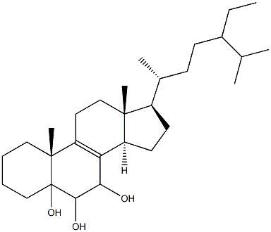 24-ethylcholest-8-ene-5,6,7-triol Struktur