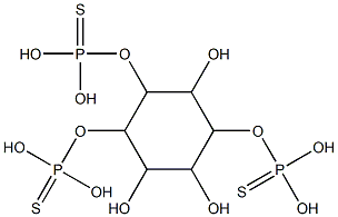 inositol 2,3,5-trisphosphorothioate Struktur