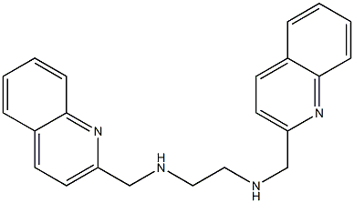 N,N'-bis(2-quinolylmethyl)ethylenediamine Struktur