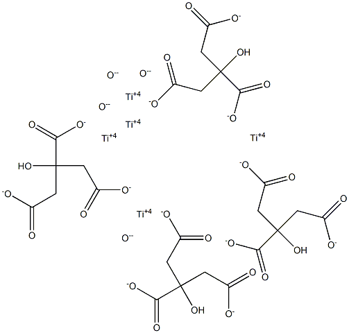 titanium oxide-citric acid Struktur