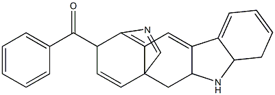 11-benzoyl-9,9a,10,11-tetrahydro-4H-indolo(4,3-ab)carbazole Struktur