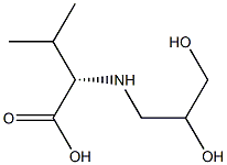 N-(2,3-dihydroxypropyl)valine Struktur