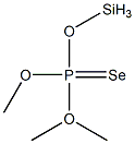 O,O,O-trimethylsilyl selenophosphate Struktur