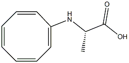 cyclooctatetraenyl-alanine Struktur