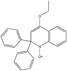 1,2-dihydro-2,2-diphenyl-4-ethoxyquinoline-1-oxyl Struktur