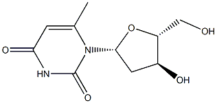 6-methyl-2'-deoxyuridine Struktur