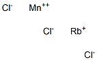 rubidium manganese chloride Struktur