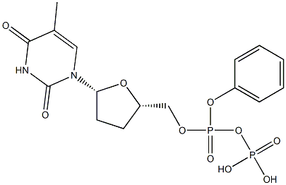 phenol deoxythymidine diphosphate Struktur