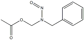 N-BENZYL-N-(ACETOXYMETHYL)NITROSAMINE Struktur