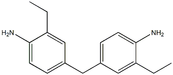 4,4'-METHYLENEBIS(ORTHO-ETHYLANILINE) Struktur