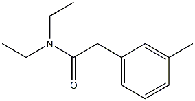 N,N-DIETHYL-META-TOLYLACETAMIDE Struktur