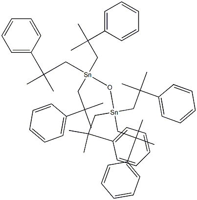 DISTANNOXANE,HEXAKIS(BETA,BETA-DIMETHYLPHENETHYL)- Struktur